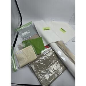 2 DMC Monaco Cloth 28 Count 15"X18" Box Mixed Sizes colors 28 ct Linen Jobelan